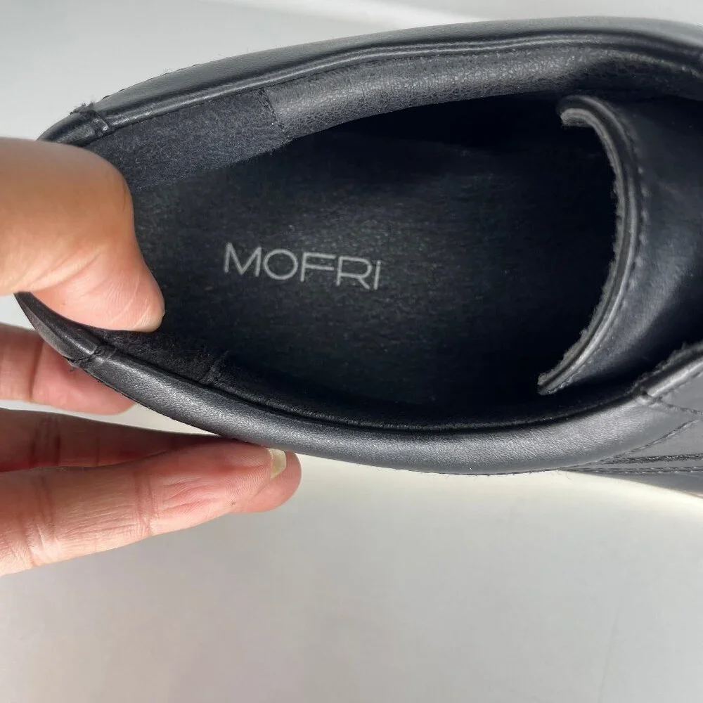 Mofri OPTIM Black Derby Shoes Goth Academia Formal Low Top Size 9.5